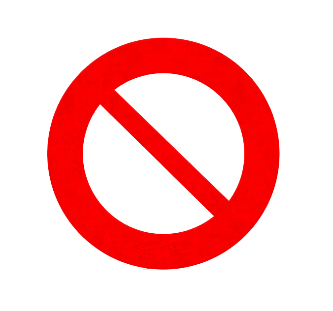 Artículos prohibidos